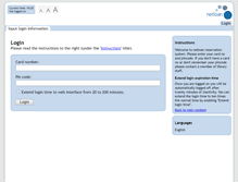 Tablet Screenshot of lclnetloan.lancashire.gov.uk