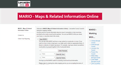 Desktop Screenshot of mario.lancashire.gov.uk